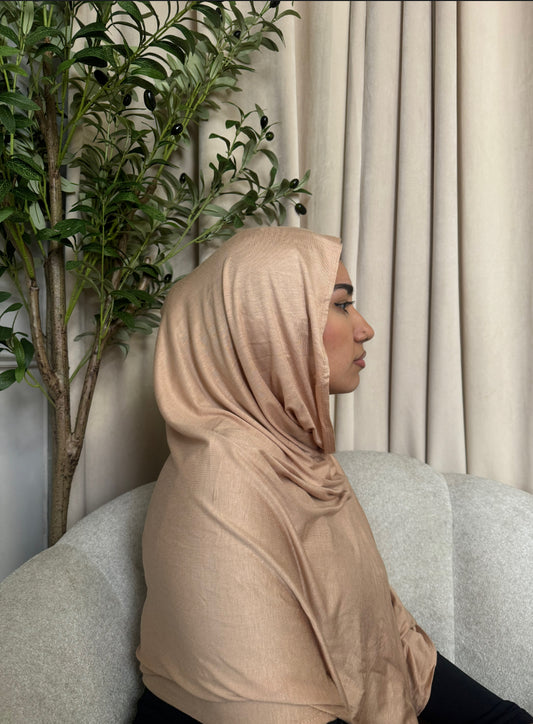 Jersey Hijab - Sand
